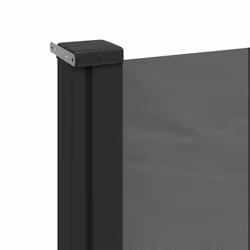 vidaXL Retractable Side Awning Outdoor Privacy Screen Anthracite 200x600 cm - Additional view 6