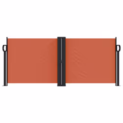 vidaXL Retractable Side Awning Outdoor Privacy Screen Balcony Sunshade Shelter - terracotta, 100 x 600 cm - Additional view 2