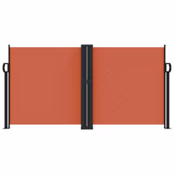 vidaXL Retractable Side Awning Outdoor Privacy Screen Balcony Sunshade Shelter - terracotta, 120 x 600 cm - Additional view 2
