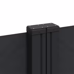 vidaXL Retractable Side Awning Outdoor Privacy Screen Balcony Sunshade Shelter - black, 140 x 600 cm - Additional view 6