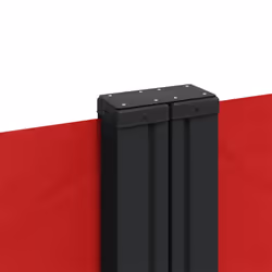 vidaXL Retractable Side Awning Outdoor Privacy Screen Balcony Sunshade Shelter - red, 140 x 600 cm - Additional view 6