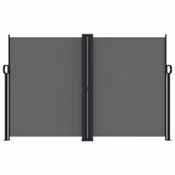 vidaXL Retractable Side Awning Outdoor Privacy Screen Balcony Sunshade Shelter - anthracite, 160 x 600 cm - Additional view 2