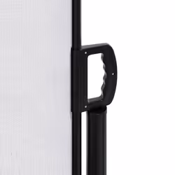 vidaXL Retractable Side Awning Outdoor Privacy Screen Balcony Sunshade Shelter - white, 180 x 600 cm - Additional view 7
