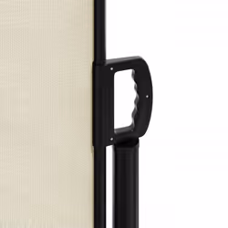 vidaXL Retractable Side Awning Outdoor Privacy Screen Balcony Sunshade Shelter - cream, 100 x 1000 cm - Additional view 7