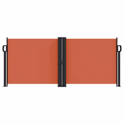 vidaXL Retractable Side Awning Outdoor Privacy Screen Balcony Sunshade Shelter - terracotta, 100 x 1000 cm - Additional view 2