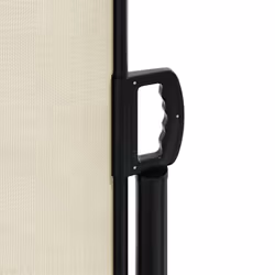 vidaXL Retractable Side Awning Outdoor Privacy Screen Balcony Sunshade Shelter - cream, 120 x 1000 cm - Additional view 7
