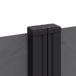 vidaXL Retractable Side Awning Outdoor Privacy Screen Balcony Sunshade Shelter - anthracite, 140 x 1000 cm - Additional view 6
