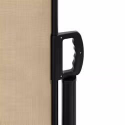 vidaXL Retractable Side Awning Outdoor Privacy Screen Balcony Sunshade Shelter - beige, 140 x 1000 cm - Additional view 7