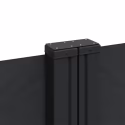 vidaXL Retractable Side Awning Outdoor Privacy Screen Balcony Sunshade Shelter - black, 160 x 1000 cm - Additional view 6