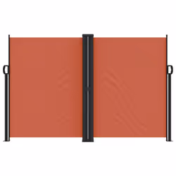 vidaXL Retractable Side Awning Outdoor Privacy Screen Balcony Sunshade Shelter - terracotta, 160 x 1000 cm - Additional view 2