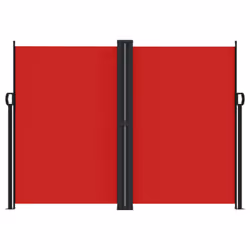 vidaXL Retractable Side Awning Outdoor Privacy Screen Balcony Sunshade Shelter - red, 180 x 1000 cm - Additional view 2