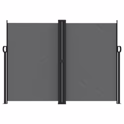 vidaXL Retractable Side Awning Outdoor Privacy Screen Balcony Sunshade Shelter - anthracite, 180 x 1000 cm - Additional view 2