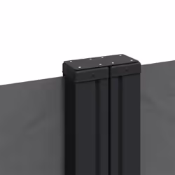 vidaXL Retractable Side Awning Outdoor Privacy Screen Balcony Sunshade Shelter - anthracite, 120 x 1200 cm - Additional view 6