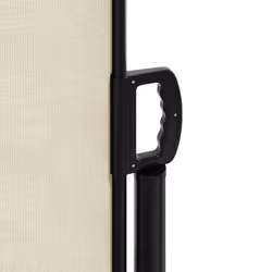 vidaXL Retractable Side Awning Outdoor Privacy Screen Balcony Sunshade Shelter - cream, 140 x 1200 cm - Additional view 7