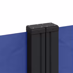 vidaXL Retractable Side Awning Outdoor Privacy Screen Balcony Sunshade Shelter - blue, 140 x 1200 cm - Additional view 6