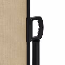 vidaXL Retractable Side Awning Outdoor Privacy Screen Balcony Sunshade Shelter - beige, 140 x 1200 cm - Additional view 7