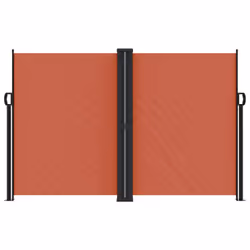 vidaXL Retractable Side Awning Outdoor Privacy Screen Balcony Sunshade Shelter - terracotta, 160 x 1200 cm - Additional view 2