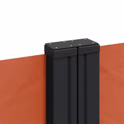 vidaXL Retractable Side Awning Outdoor Privacy Screen Balcony Sunshade Shelter - terracotta, 160 x 1200 cm - Additional view 6
