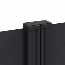 vidaXL Retractable Side Awning Outdoor Privacy Screen Balcony Sunshade Shelter - black, 180 x 1200 cm - Additional view 6