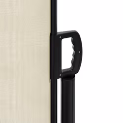vidaXL Retractable Side Awning Outdoor Privacy Screen Balcony Sunshade Shelter - cream, 180 x 1200 cm - Additional view 7
