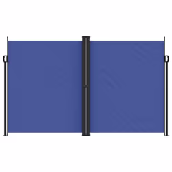 vidaXL Retractable Side Awning Outdoor Privacy Screen Shade Blue 200x1200 cm