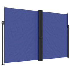 vidaXL Retractable Side Awning Outdoor Privacy Screen Shade Blue 220x1200 cm