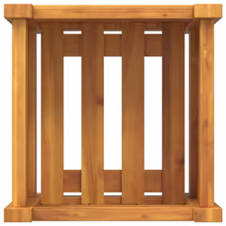 vidaXL Garden Planter with Liner Outdoor Flower Pot Box Solid Wood Acacia - 31 x 31 x 30 cm - Additional view 6