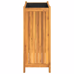 vidaXL Garden Planter with Liner Outdoor Flower Pot Box Solid Wood Acacia - 54 x 31 x 75 cm - Additional view 5