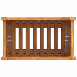 vidaXL Garden Planter with Liner Outdoor Flower Pot Box Solid Wood Acacia - 54 x 31 x 75 cm - Additional view 7