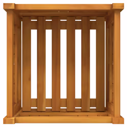 vidaXL Garden Planter with Liner Outdoor Flower Pot Box Solid Wood Acacia - 42 x 42 x 40 cm - Additional view 7