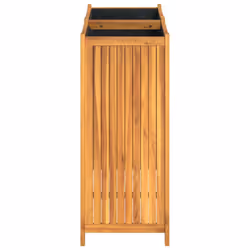 vidaXL Garden Planter with Liner Outdoor Flower Pot Box Solid Wood Acacia - 80 x 42 x 100 cm - Additional view 5
