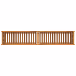 vidaXL Garden Planter with Liner Outdoor Flower Pot Box Solid Wood Acacia - 199 x 38,5 x 50 cm - Additional view 7