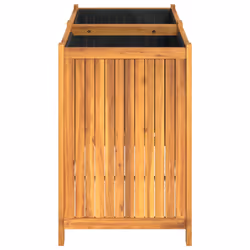 vidaXL Garden Planter with Liner Outdoor Flower Pot Box Solid Wood Acacia - 100 x 50 x 75 cm - Additional view 5
