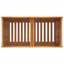 vidaXL Garden Planter with Liner Outdoor Flower Pot Box Solid Wood Acacia - 100 x 50 x 100 cm - Additional view 7