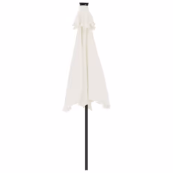 vidaXL Garden Parasol with Steel Pole Patio Umbrella Sun Parasol Bordeaux Red - white - Additional view 5