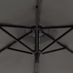 vidaXL Garden Parasol with Steel Pole Patio Umbrella Sun Parasol Bordeaux Red - anthracite - Additional view 9