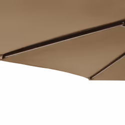 vidaXL Garden Parasol with Steel Pole Patio Umbrella Sun Parasol Bordeaux Red - taupe - Additional view 7