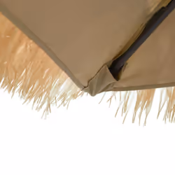 vidaXL Garden Parasol with Steel Pole Outdoor Umbrella Patio Sun Parasol Brown - Additional view 6