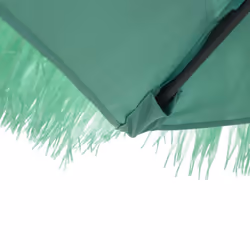 vidaXL Garden Parasol with Steel Pole Outdoor Umbrella Balcony Sun Parasol - green, 288 x 288 x 225 cm - Additional view 8