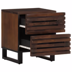 VidaXL 377430 nightstand/bedside table Brown