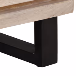 vidaXL Bedside Cabinet Nightstand Bed Cabinet Bed Table Solid Wood Reclaimed - solid bleached wood, 1 pcs - Additional view 7