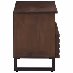 vidaXL TV Cabinet TV Stand Hifi Media Cabinet TV Unit Brown Solid Wood Mango