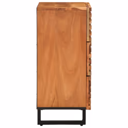 vidaXL Sideboard Home Storage Cupboard Cabinet Highboard Solid Wood Acacia - Additional view 2