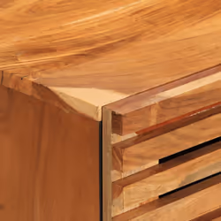 vidaXL Sideboard Home Storage Cupboard Cabinet Highboard Solid Wood Acacia - Additional view 6