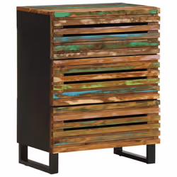 vidaXL Sideboard Home Storage Cupboard Cabinet Highboard Solid Wood Acacia