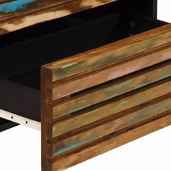 vidaXL Sideboard Home Storage Cupboard Cabinet Highboard Solid Wood Acacia - Additional view 7