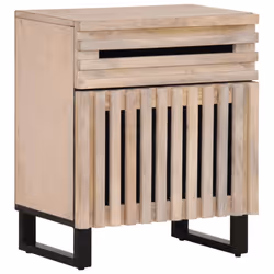 VidaXL 377479, White, Mango wood, 500 mm, 340 mm, 600 mm, 1 pc(s)