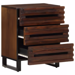 VidaXL 377483 nightstand/bedside table Brown