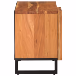 vidaXL TV Cabinet TV Stand Entertainment Centre TV Unit Solid Wood Acacia - brown, solid acacia wood