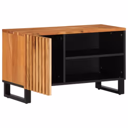vidaXL TV Cabinet TV Stand Entertainment Centre TV Unit Solid Wood Acacia - brown, solid acacia wood